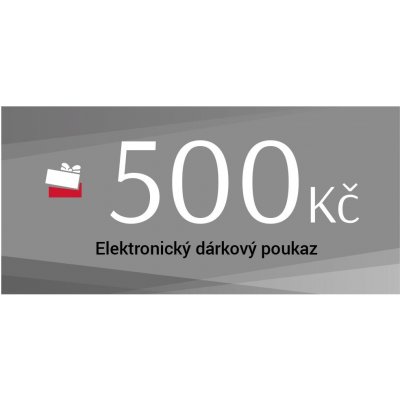 Dárkový poukaz 500 Kč elektronický – Zboží Mobilmania
