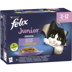 Felix Fantastic Junior kuře v želé 12 x 85 g