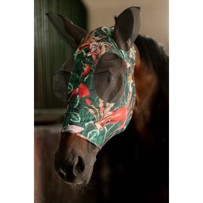 Horse Mania Maska proti hmyzu Horse Mania s ochranou uší flamingo – Sleviste.cz