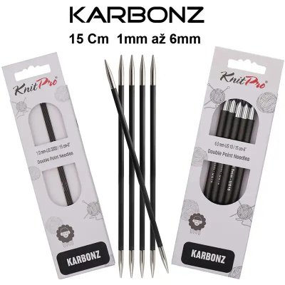 Ponožkové jehlice Karbonz 15 cm 2,25 mm – Hledejceny.cz
