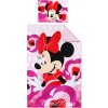Dětské povlečení Setino povlečení Minnie Mouse růžové 90 x 140 , 55x40 cm