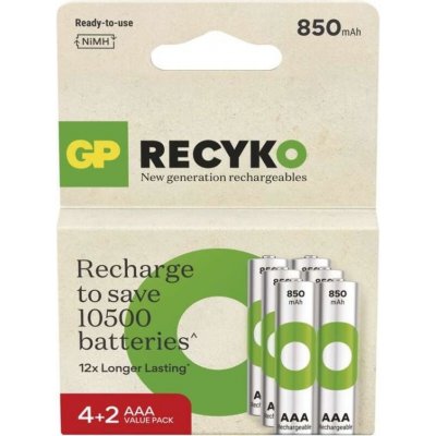 GP ReCyko 850 AAA 6 ks B25186 – Zboží Živě