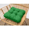 Polstr, sedák a poduška Textilomanie Soft zelený 39 x 36 cm