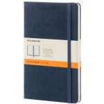 Moleskine Zápisník L tvrdé desky modrý linkovaný A5 120 listů – Hledejceny.cz