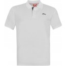 Slazenger Plain Polo Shirt Mens Black