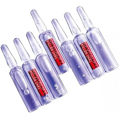 L'Oréal Revitalift Filler vyplňující hyaluronové sérum v ampulích 7 x 1,3 ml