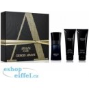 Kosmetická sada Giorgio Armani Black Code EDT 75 ml + balzám po holení 75 ml + sprchový gel 75 ml dárková sada