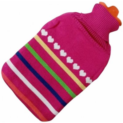 Pronett XJ4327 Láhev zahřívací termofor 2 l, tmavě růžová – Sleviste.cz