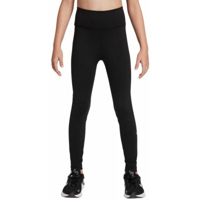 Nike Girls One Dri-FIT High-Waisted black/hyper pink – Hledejceny.cz