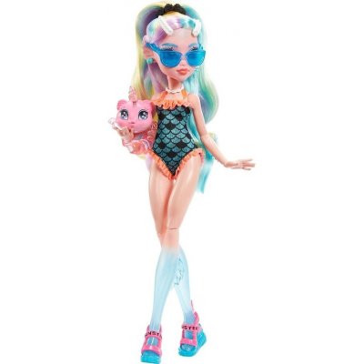 Mattel Monster High Lagoona Blue Doll With Colorful Streaked Hair And Pet Piranha – Sleviste.cz