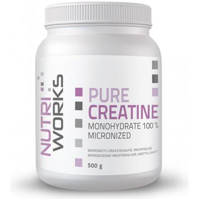 NutriWorks Pure Creatine Monohydrate 500 g – Zboží Mobilmania