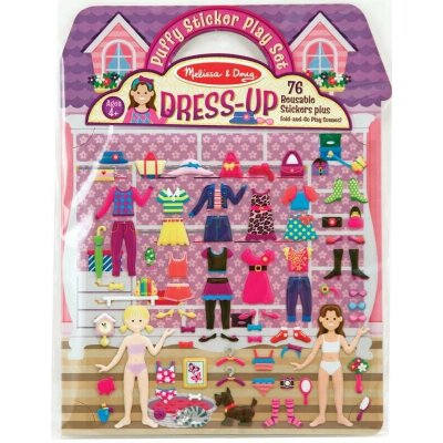 Adhezní sešit se samolepkami oblékání panenek – Zboží Dáma