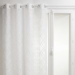 Atmosphera Záclona s kroužky SAMA, 140 x 240 cm, bílá bílá – Sleviste.cz
