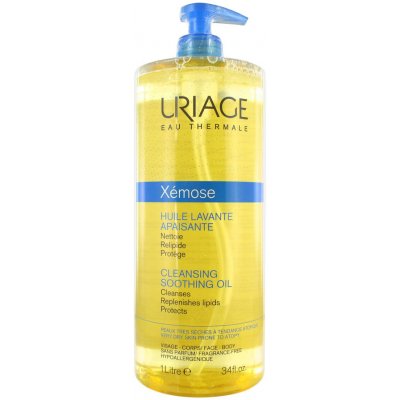 Uriage Xémose zklidňující čistící olej na obličej a tělo (Soothing Cleansing Oil) 1000 ml