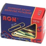 453 B dopisová spona barevná 32 mm, 100 ks | Nože Mikov Ostatní – Sleviste.cz