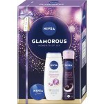 Nivea Glamorous Moments of Joy Nivea Diamond & Argan Oil pečující sprchový gel 250 ml + Nivea Pearl & Beauty antiperspirant ve spreji 150 ml + Nivea Creme krém 30 ml – Hledejceny.cz