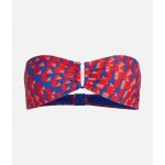 Karl Lagerfeld ABSTRACT AOP U-RING BANDEAU modrá – Zboží Mobilmania