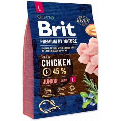 Brit Premium by Nature Junior L 3 kg – Zboží Mobilmania