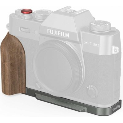 SmallRig L-Shaped Mount Plate with Wooden Handle for FUJIFILM X-T30/X-T30 II/X-T30 III (Char.Sil.) 5668 – Hledejceny.cz