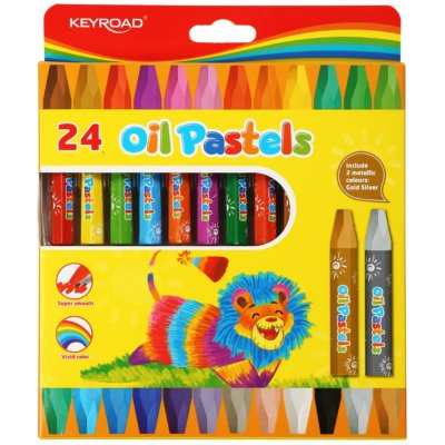 Keyroad Olejové pastely 24ks – Zboží Dáma