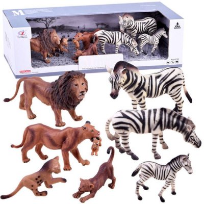 JOKOMISIADA Sada Safari zvířat figurky lva zebry