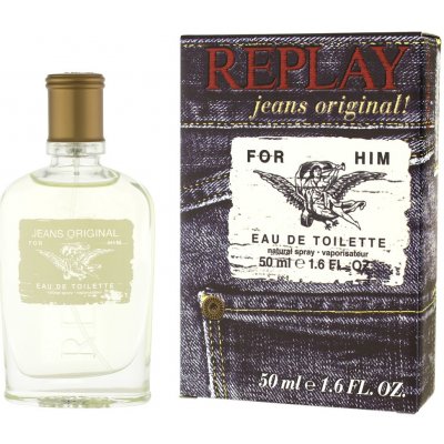 Replay Jeans Original toaletní voda pánská 50 ml – Zbozi.Blesk.cz