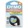 Etiketa Dymo S0721620, černý tisk/žlutý podklad, 4m, 12mm