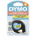 Dymo S0721620, černý tisk/žlutý podklad, 4m, 12mm – Sleviste.cz