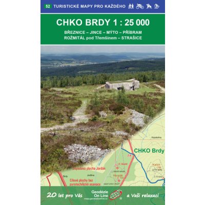 Brdy 1:25 000 CHKO (2020, 3.vydání, GOL_52)