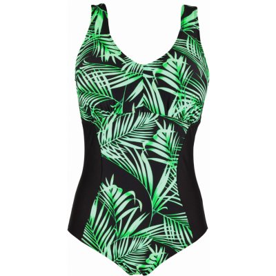 Liadora Green jednodílné plavky nižší postava S096 zelená – Zboží Dáma