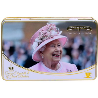 New English Teas čaj plechovka RT55 QUEEN ELIZABETH II 72 sáčků – Zbozi.Blesk.cz