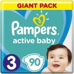 Pampers Active Baby 3 90 ks – Sleviste.cz
