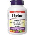 Webber Naturals L-lysine 1000 mg 60 tablet – Hledejceny.cz