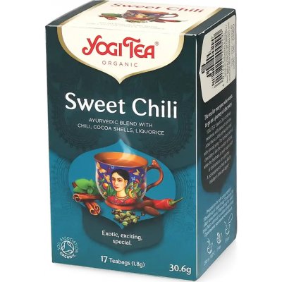 Yogi Tea Bio Sladké chili 17 x 1,8 g – Hledejceny.cz