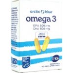 Arctic blue Omega 3 v blistrech 30 kapslí 500mg DHA & 800mg EPA – Hledejceny.cz