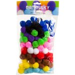 Vytvarnehracky.cz Bambulky, barevné 100 ks 25 mm – Zbozi.Blesk.cz