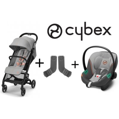 Cybex NEW TRAVELSYSTEM BEEZY incl. autosedačka ATON S2 i-size Lava Grey 2023