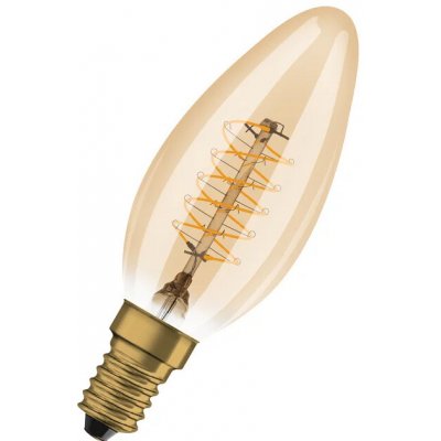 Osram LED žárovka 1906 E14 3,4W/822 CLB25 FILAMENT GOLD svíčka DIM – Hledejceny.cz