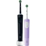 Oral-B Vitality Pro D103 Duo Black/Violet – Zboží Mobilmania