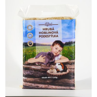 Limara hrubá hoblinová podestýlka 1,6 kg 40 l – Zbozi.Blesk.cz