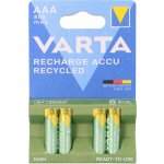 Varta Recycled AAA 800 mAh 4ks 56813101404 – Zboží Živě