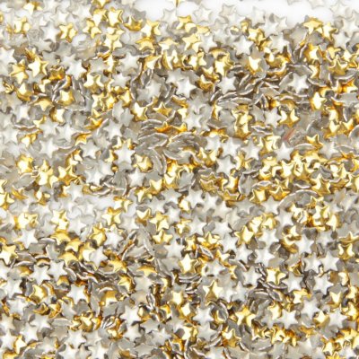 X Nails 3D kovová hvězdička na nehty GOLDEN STAR 20 ks – Hledejceny.cz