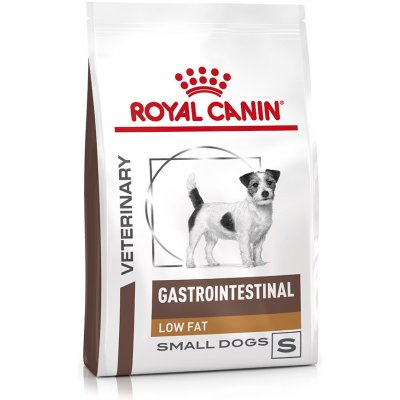 Royal Canin Veterinary Diet Dog Gastrointestinal Low Fat Small 8 kg – Zboží Mobilmania
