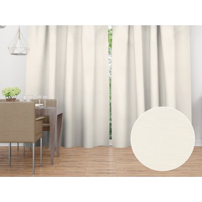 Biante Dekorační závěs - Paris TF-051 Smetanový 150x190 cm – Hledejceny.cz