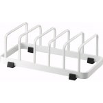 YAMAZAKI Stojan na talíře Tower 7137, bílý – Zboží Dáma