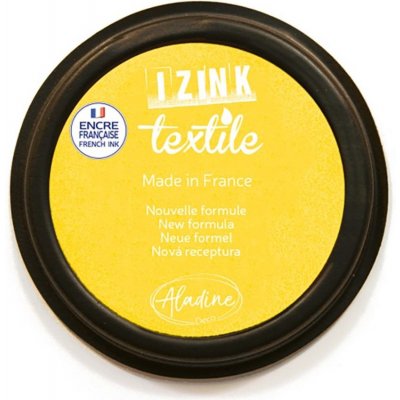 Aladine Razítkovací polštářek na textil žlutá – Zboží Mobilmania