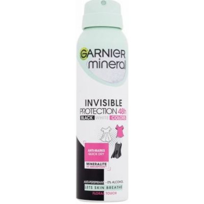 Garnier Mineral Invisible Black & White deospray Woman 150 ml – Zbozi.Blesk.cz