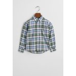 Gant Archive Oxford Checked Shirt Clear Sky – Zboží Dáma