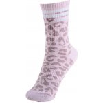 Nebbia Crew ponožky s leopardím vzorem PRIMAL 106 růžové – Sleviste.cz