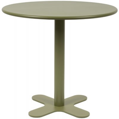 White Label SANJAY 80 cm Zelený zahradní bistro stolek – Hledejceny.cz